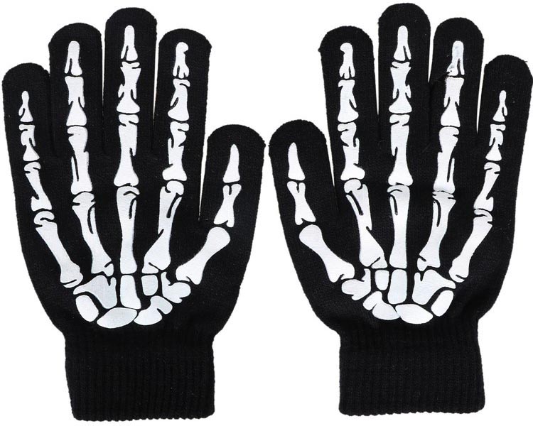 Sarung Tangan Touch Glove Skull Skeleton Design for   